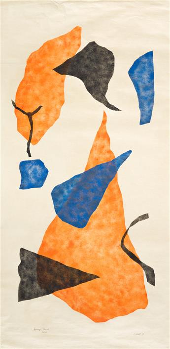 JOHN VON WICHT Three color stencil prints.